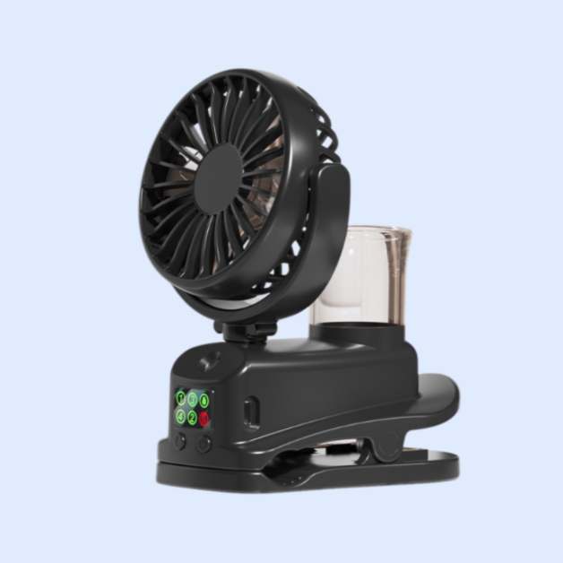 噴霧清涼桌上型夾子風扇