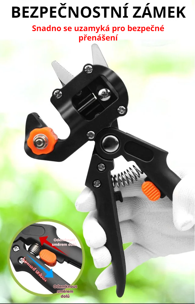 Ukázka přesného štěpu pomocí stroje