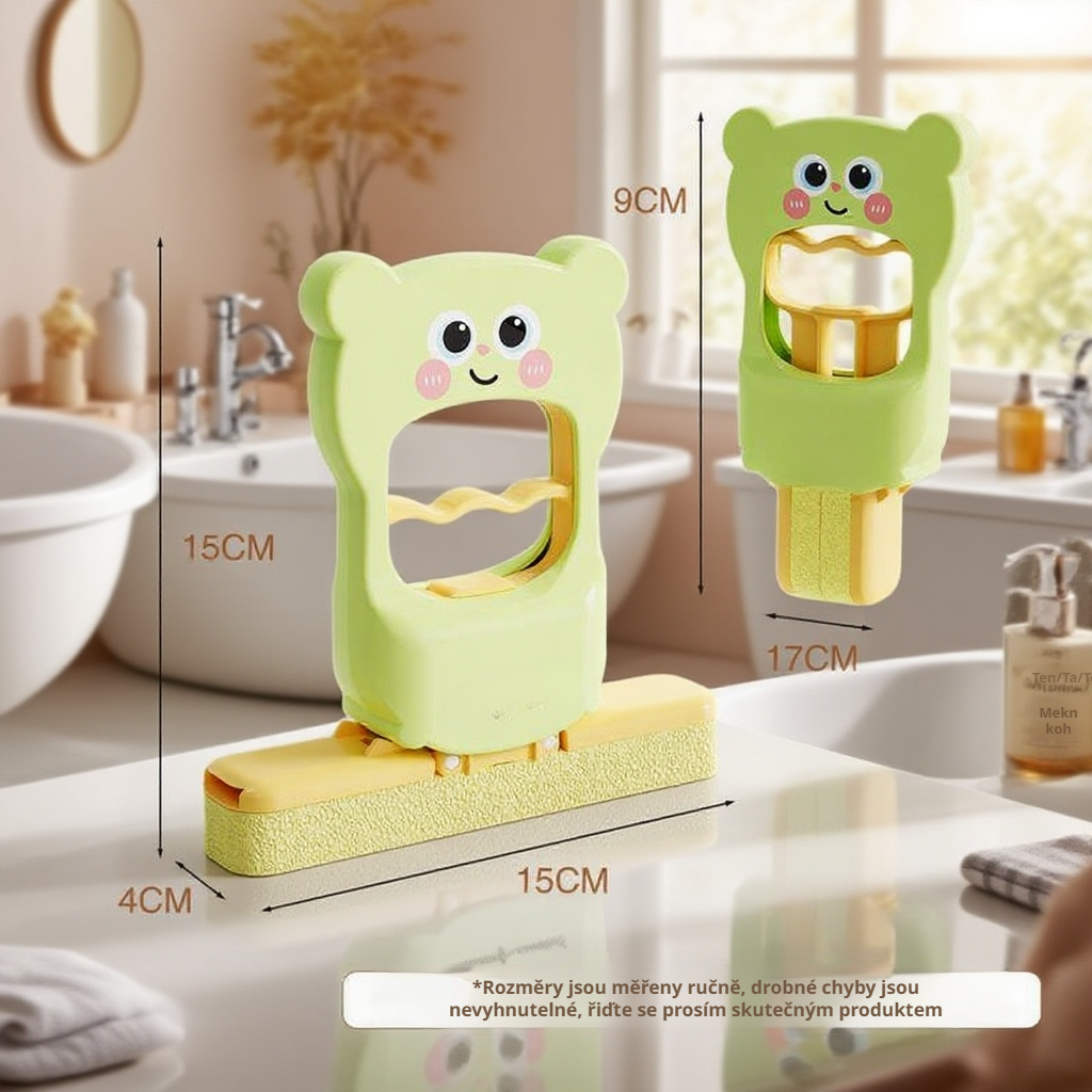 Malý ruční mop s rychlým odstraněním skvrn a absorpcí vody, multifunkční, bez nutnosti praní v ruce