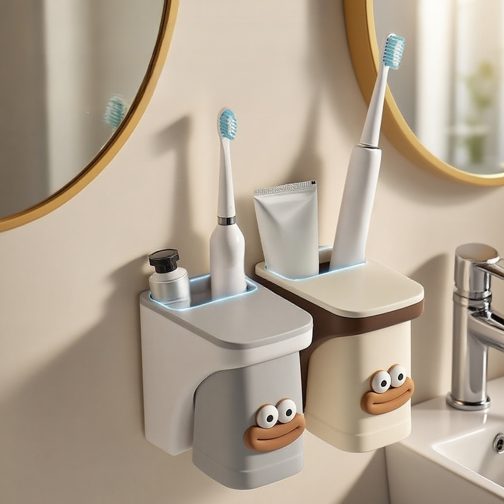 卡通式倒掛磁吸式漱口杯