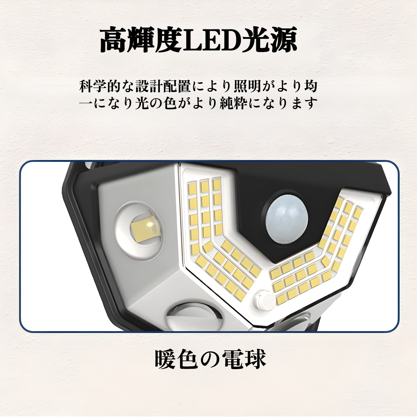 ソーラーウォールランプ屋外ガーデン装飾家庭用屋外凸レンズ人体誘導ランプウォッシュウォールランプ