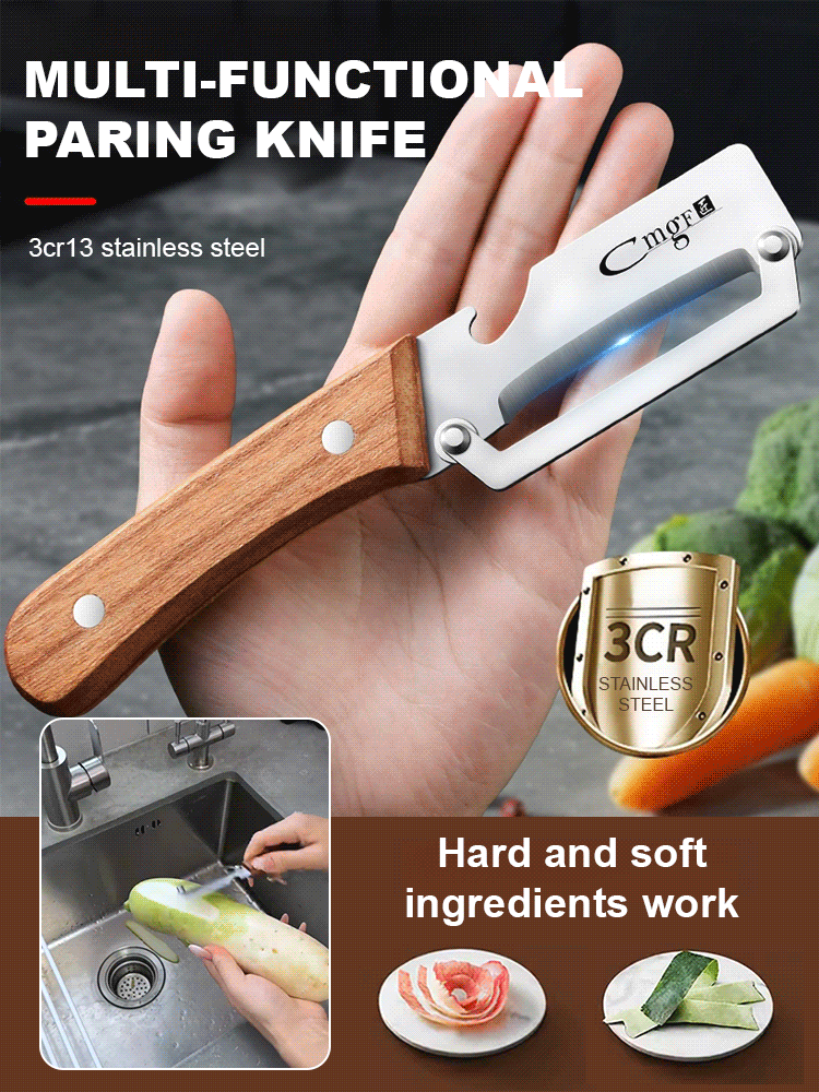 Large Stainless Steel Multipurpose Paring Knife