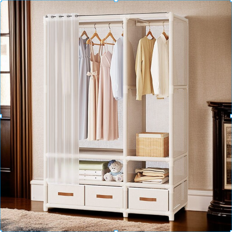 Sturdy and durable simple wardrobe