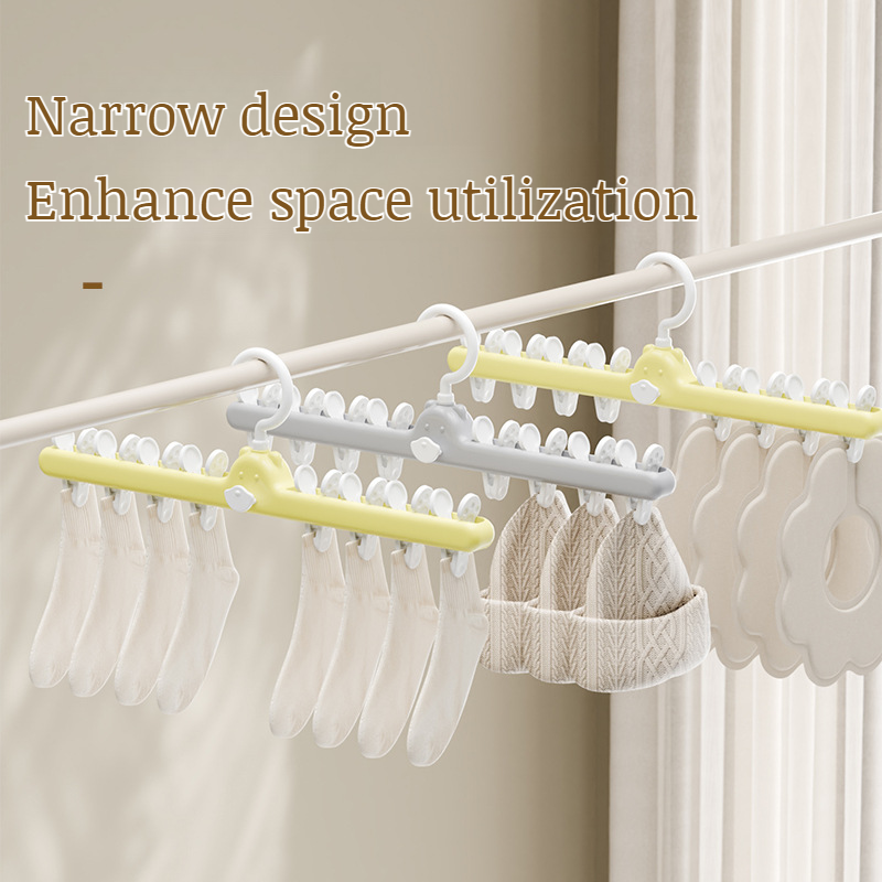 Household multifunctional drying sock clamps