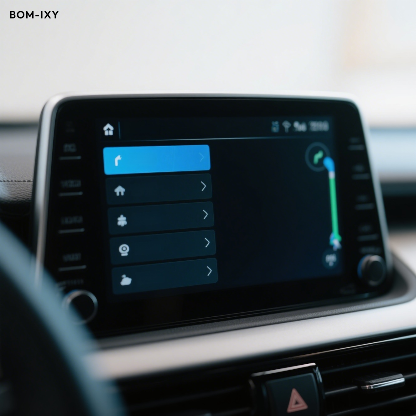 스마트 상호연결 중앙 제어 화면 내비게이션 시스템