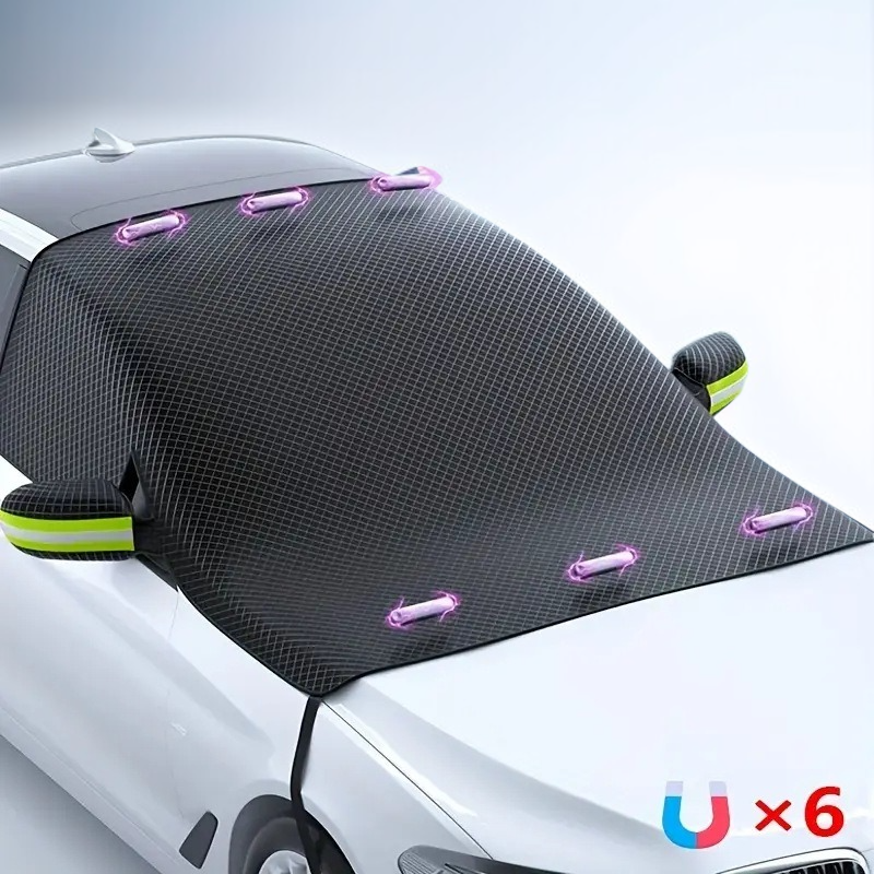 Housse de protection en tissu Oxford épais, pare-brise avant de voiture, anti-neige, anti-gel, pour 