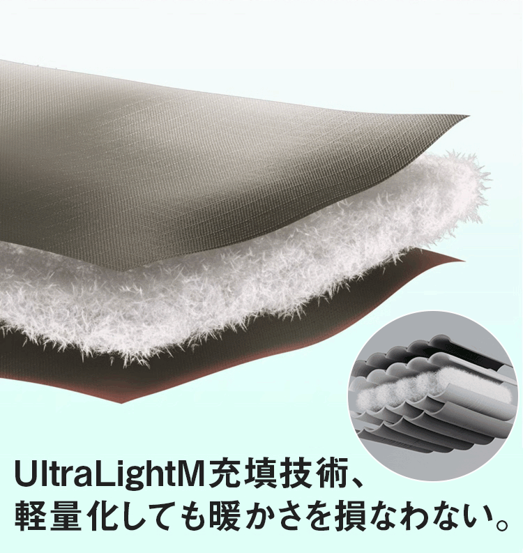 SKYPEOPLE超軽量防風ダウンジャケット