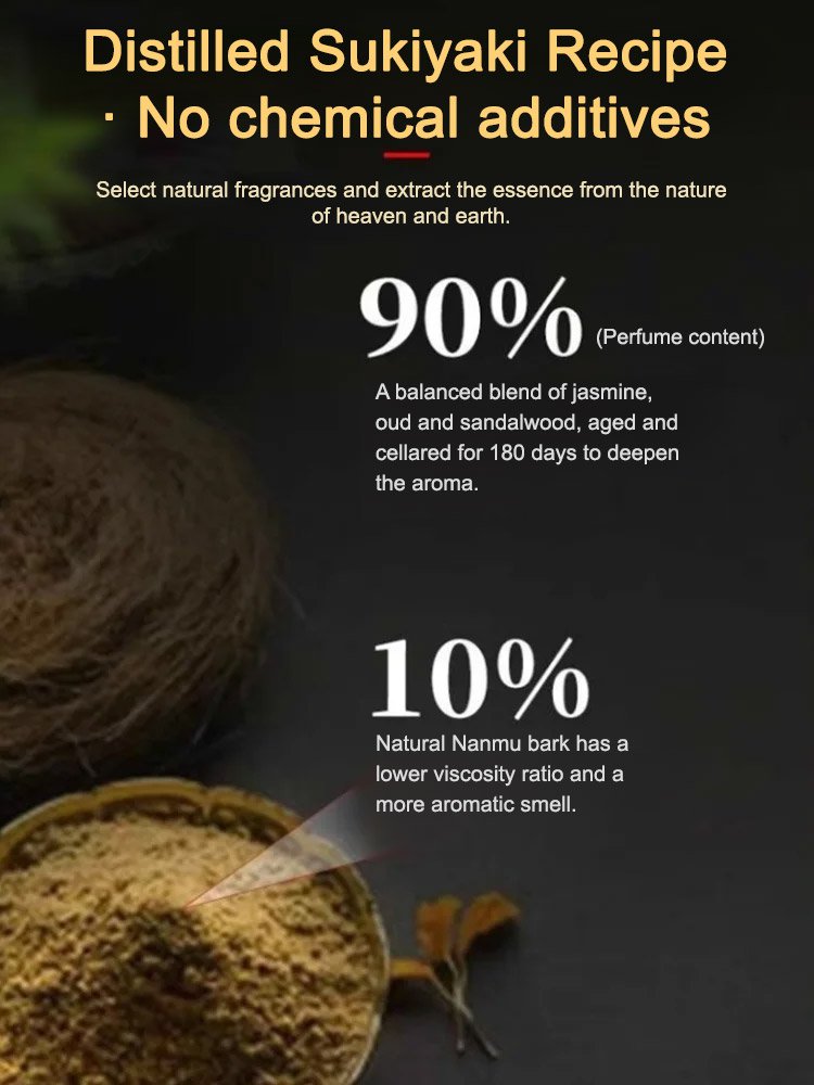 Natural sandalwood incense coils come with an incense burner.