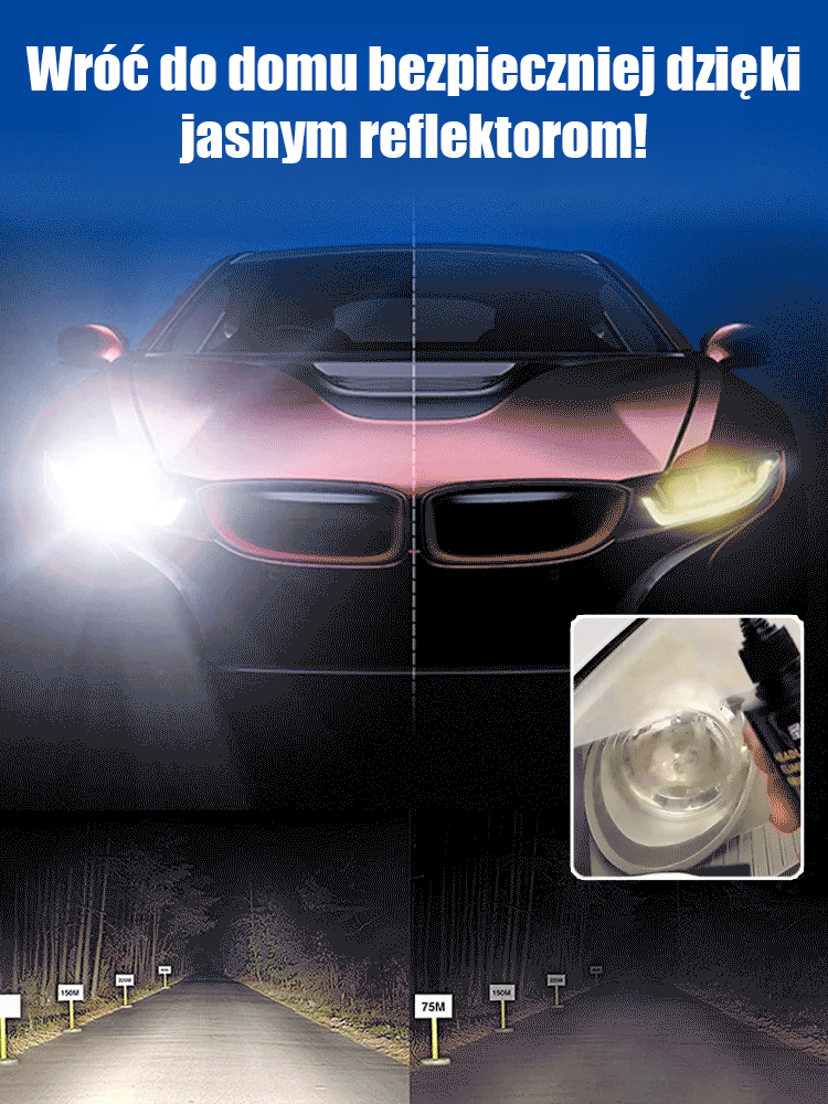 Płyn naprawczy reflektorów samochodowych