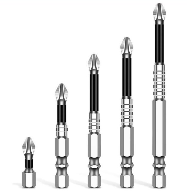 바람비트 고강도 십자비트 미끄럼방지 고경도 강자성드라이버비트