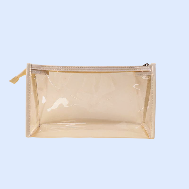 透明ペンケース風ミルクソルトシリーズ 携帯便利 手持ち収納バッグ 防水 大容量 高価値文具収納ボックス