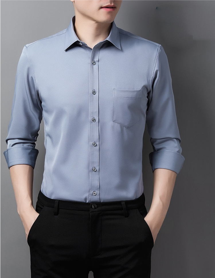 毎日使える形態安定メンズシャツの袖部分