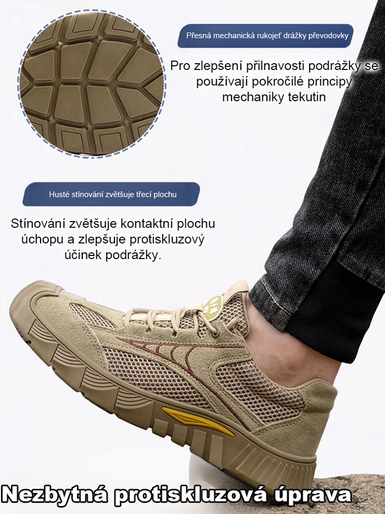 Prodýchací, odolné proti zápachu, protibodové boty