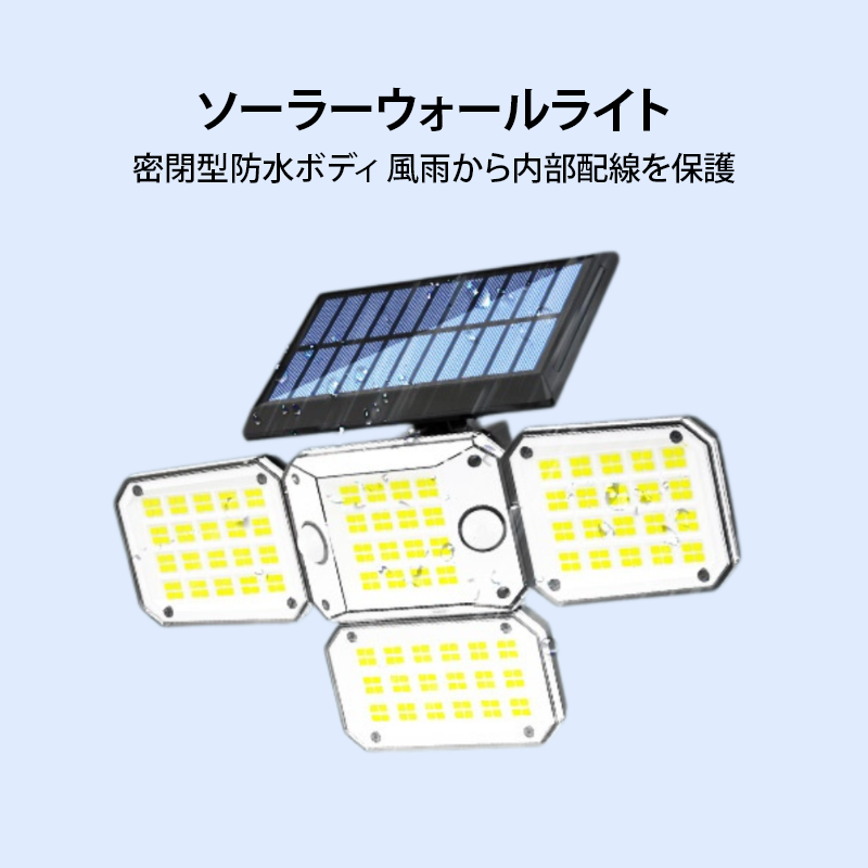 太陽庭の壁ライト 防水照明 庭の塀の道 ボディ センサー ライト 太陽壁ライト照明設備