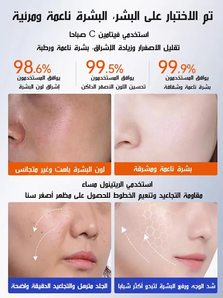 مجموعة مكونة من أربعة: سيرومات إصلاح عميق للبشرة