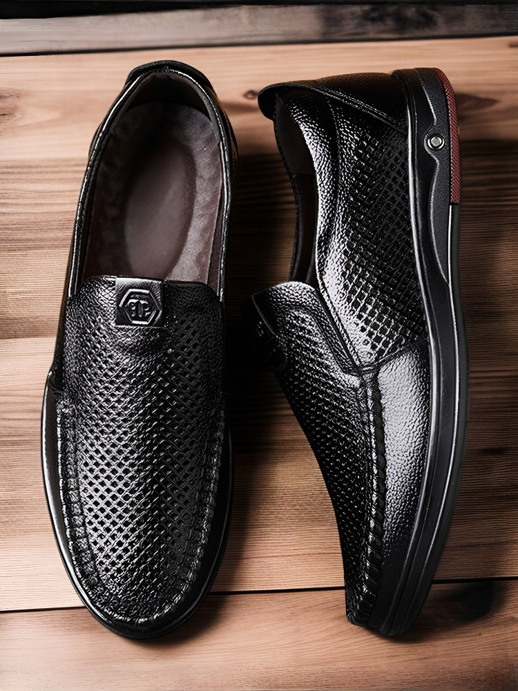 Healthy-foot   أحذية جلدية مجوفة للرجال