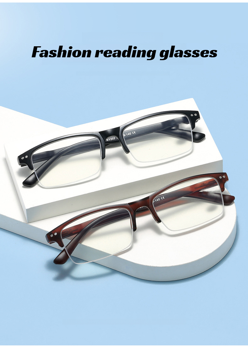 Fashionable anti-blue light eyewear for reading