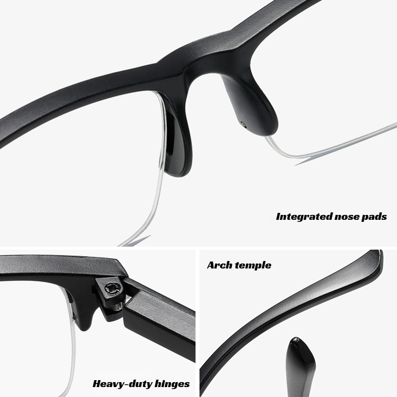 Scene leisure presbyopia preferred half frame antiblue light glasses