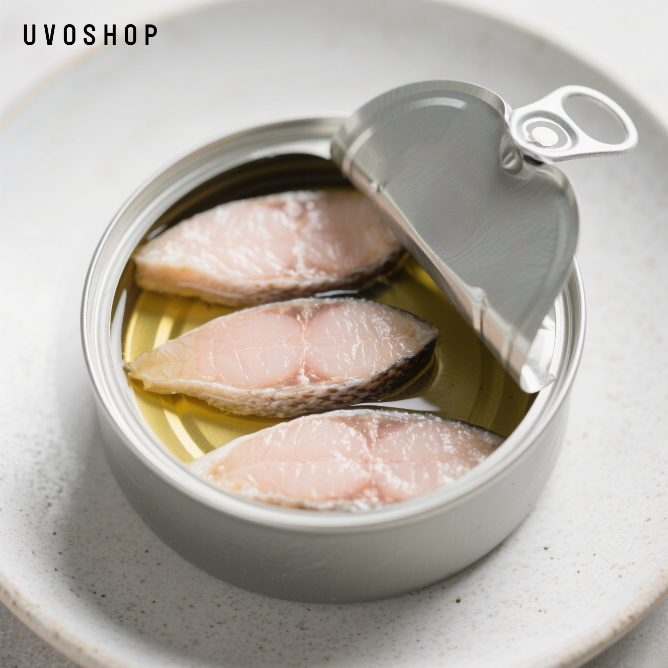 Pack de 12 latas de pescado con caldo nutritivo