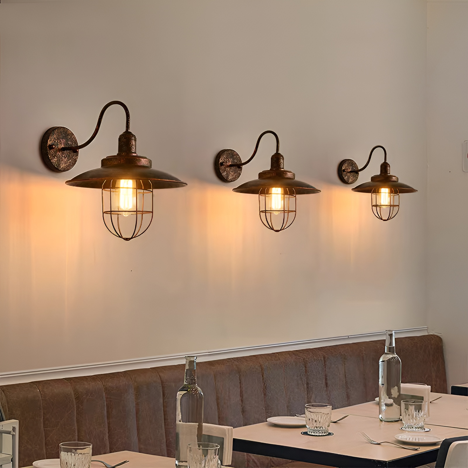 復古工業風戶外壁燈