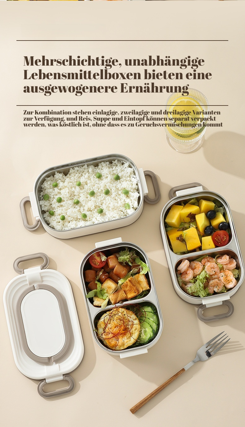 Lunchbox mit mehreren Schichten