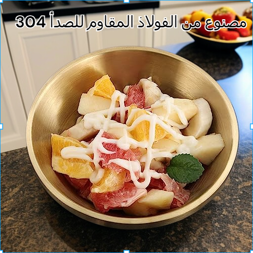 وعاء أرز معزول مزدوج الطبقات على شكل مطرقة على شكل حرف V مصنوع من الفولاذ المقاوم للصدأ 304