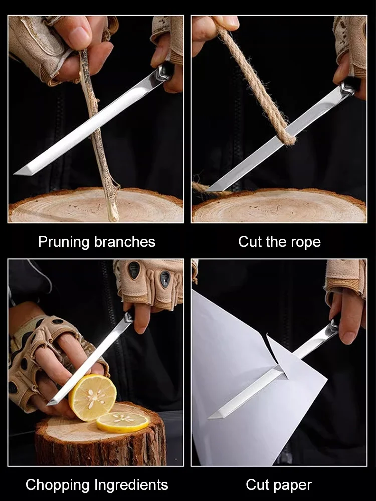 High quality hammer pattern precision steel knife