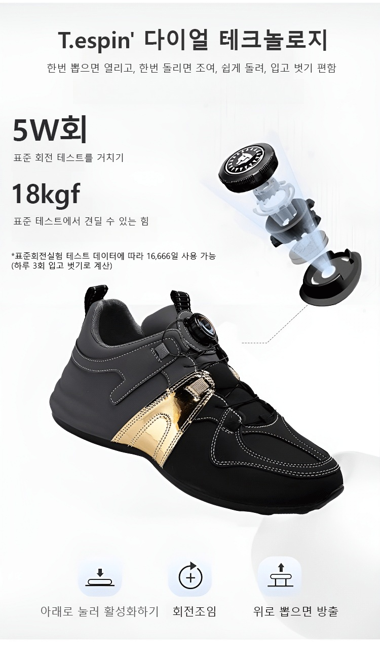 패션 감각을 더해주는 남성 캐주얼화 착용 예시