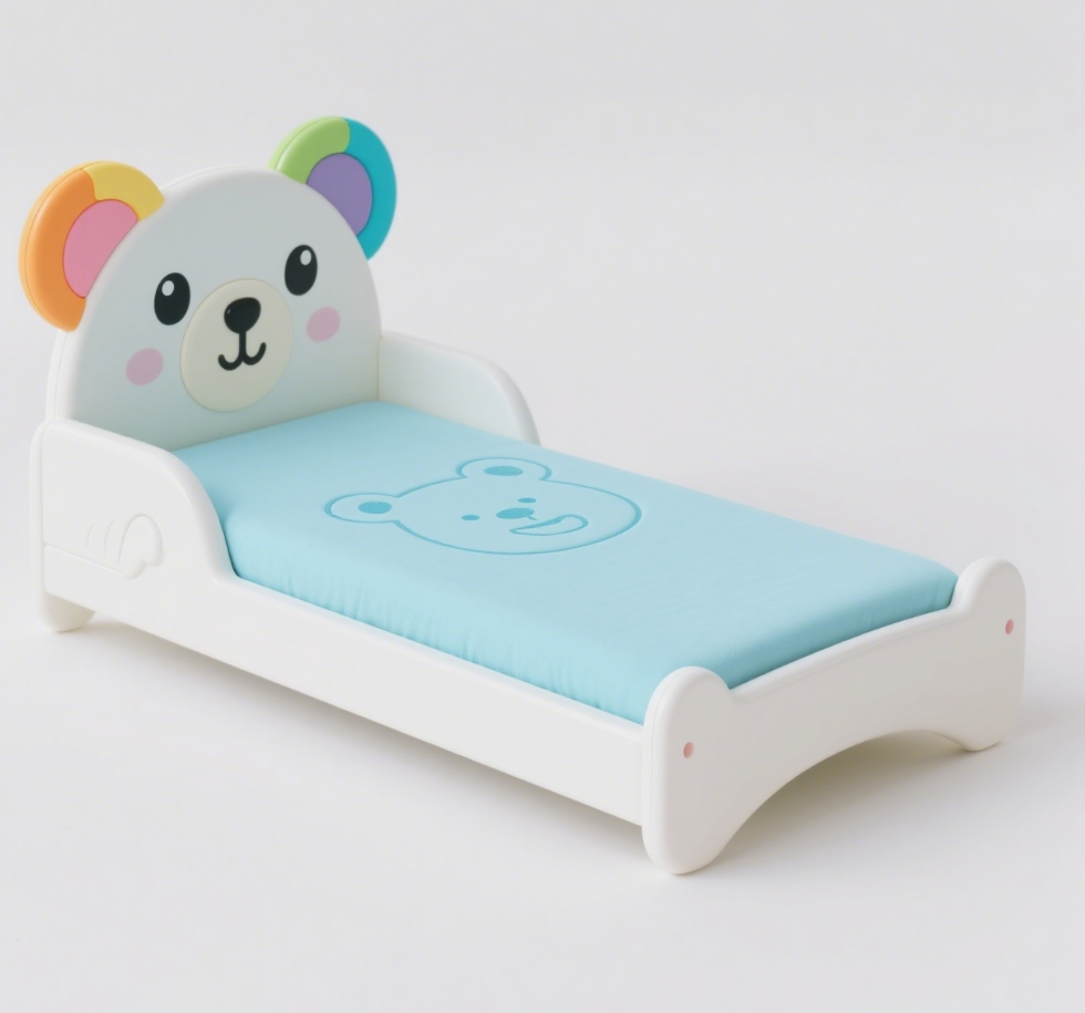 子供用木製ベビーベッド