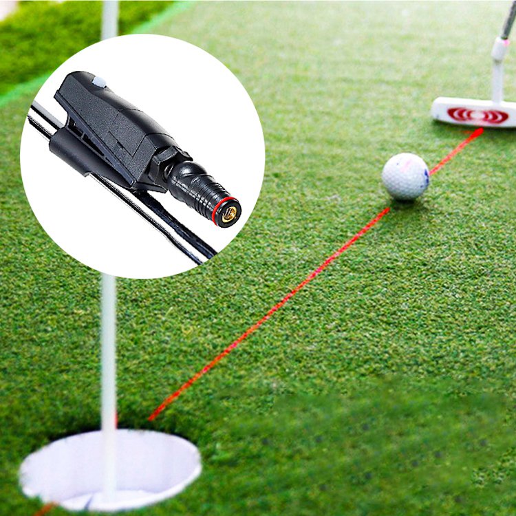 ゴルフスイング補助用レーザー照準器