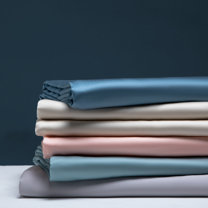 テンセルマットレスプロテクター ダブルベッドカバー ホームドミトリーベッド 帽子