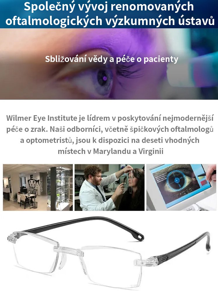 Brýle na čtení měnící barvu proti modrému světlu