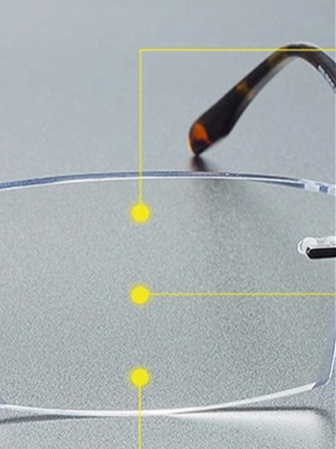 SL-Brýle na čtení měnící barvu proti modrému světlu