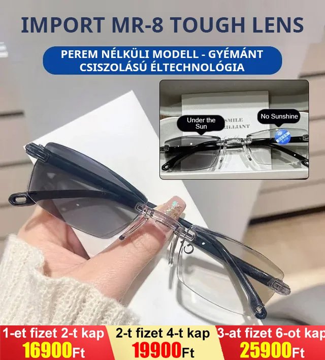 Kékszűrős bifokális szemüveg