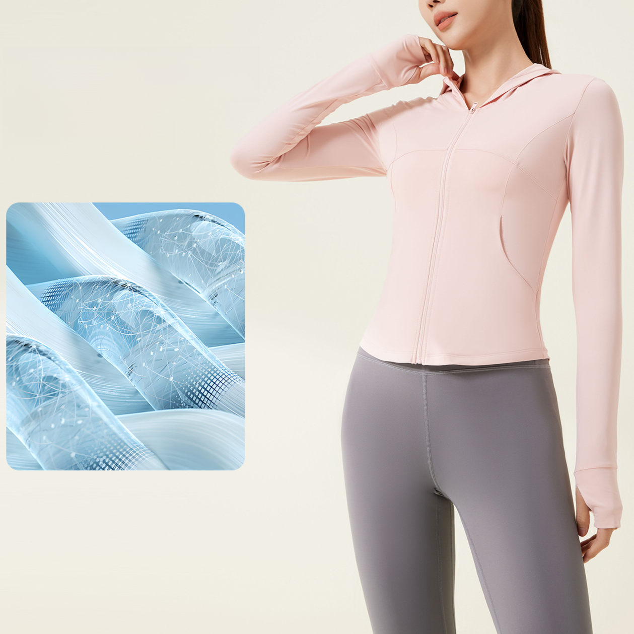 新しい日焼け止め衣類 UPF50+ 日焼け止め衣類 軽量で通気性のある日焼け止め衣類 UV 保護衣類 アイスセンス フード付き日焼け止め衣類 女性用