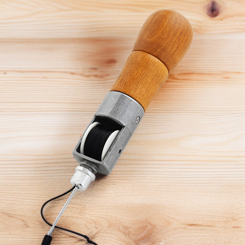 ハンドミシン DIY レザークラフト 植物タンニンなめし革ツール 裁縫 裁縫錐 ダイヤモンドカット ハンドミシンライン