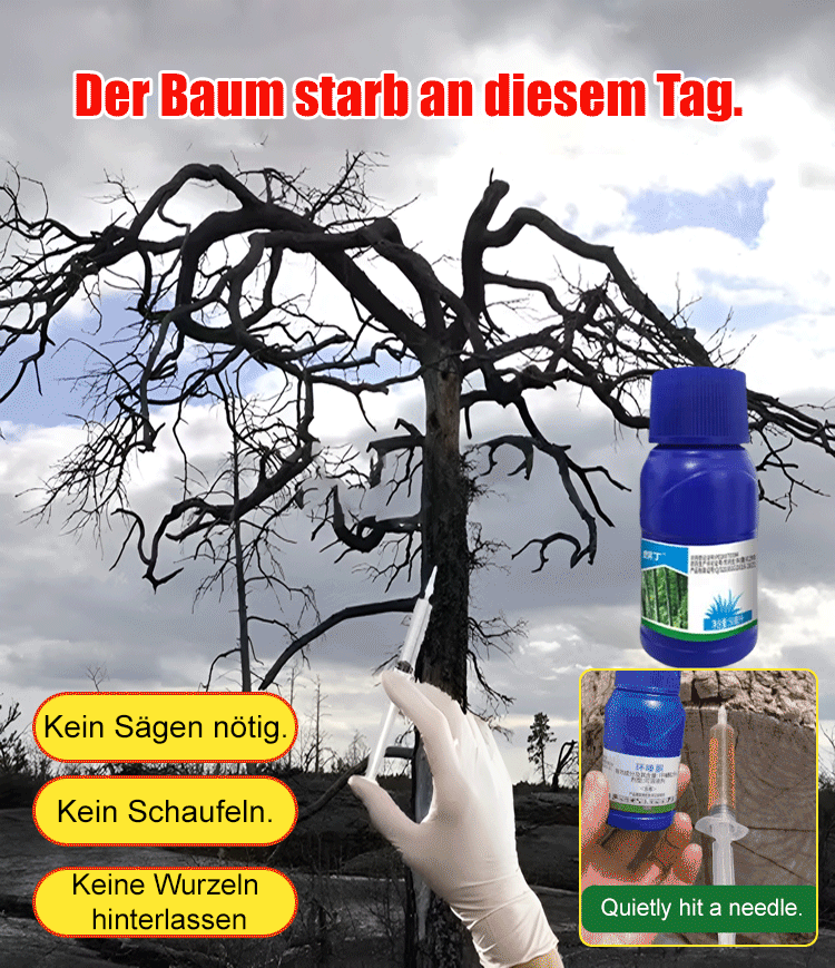 Eine Injektion Tricyclizinon-Mittel zur Sanierung von Ödland