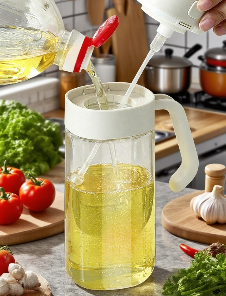 غلاية بخاخ زيت للتحكم في كمية الزيت أثناء الطهي