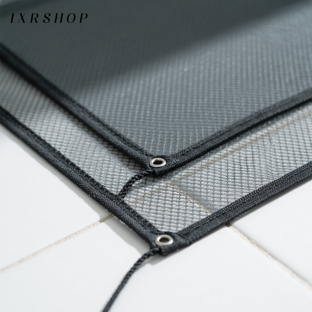 Malla negra solar engrosada de 3x3 metros para protección exterior