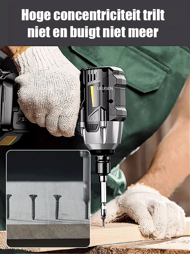 Grote koppel lithium-ion slagmoersleutel