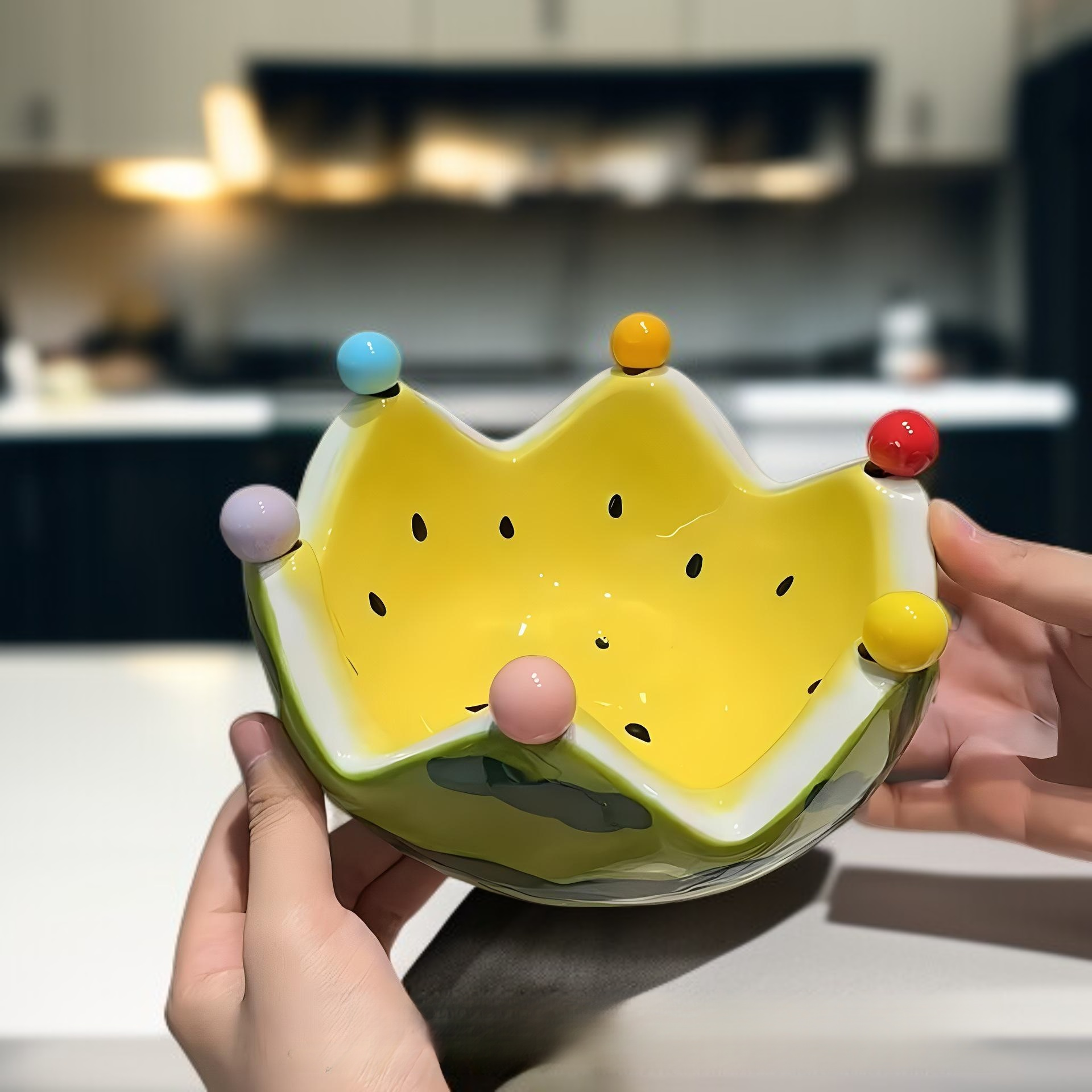 陶瓷西瓜水果盤