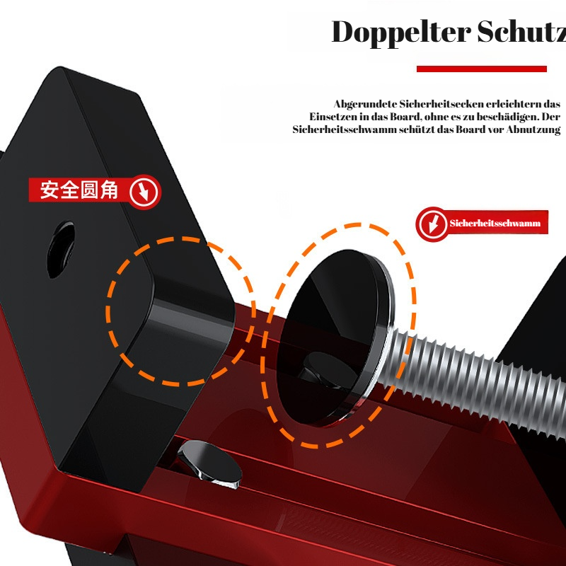Präzisionsbohrwerkzeug SchranktürLocator aus Aluminiumlegierung Mess und Installationsbohrwerkzeug P