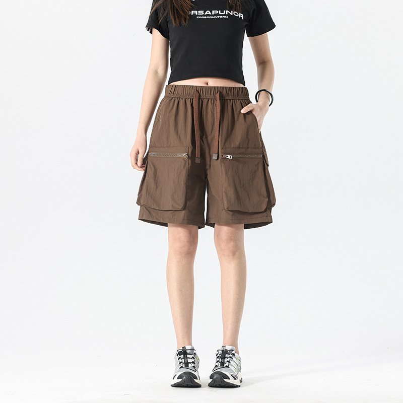 Herren Sommer-Shorts aus Eisseide, Atmungsaktive und bequeme Sportshorts