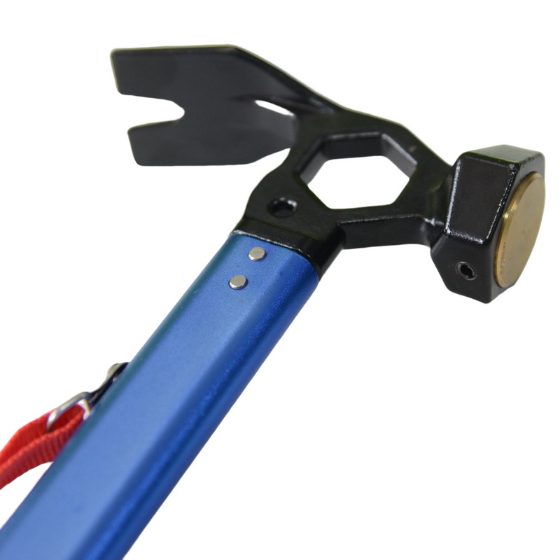 Outdoor Multi-Tool Camping Tent Hexagonal Aluminum Handle Hammer