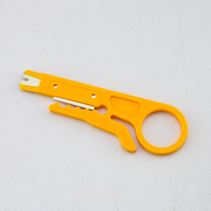 Nářadí Kleště na odizolování drátů Malý nůž na odizolování drátu Malý žlutý nůž na odizolování drátu