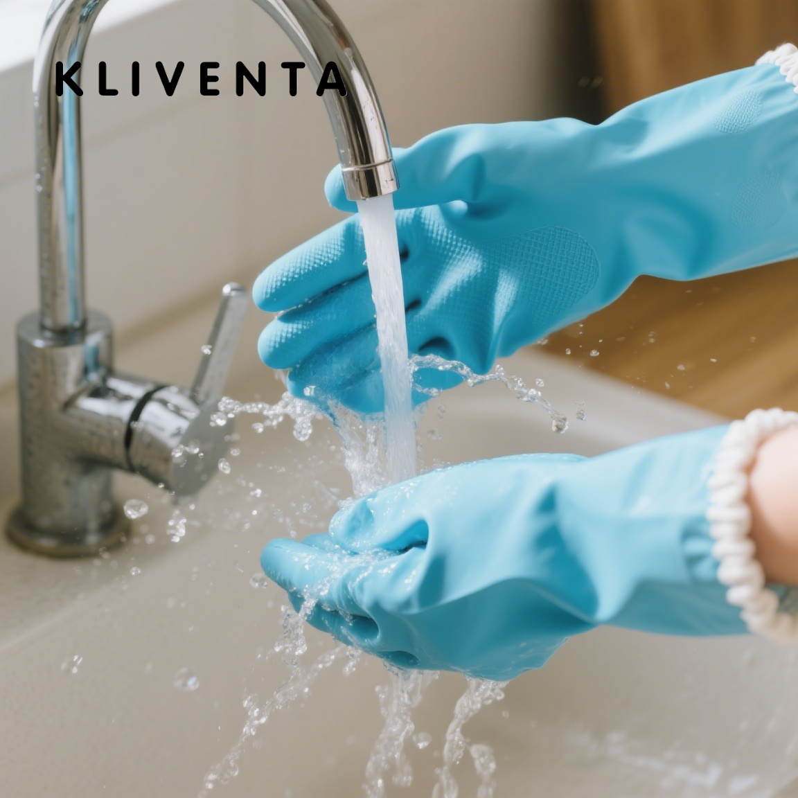 Reusable kitchen cleaning gloves for daily use