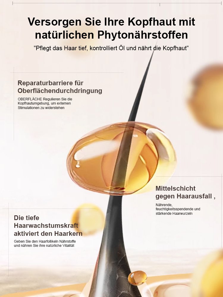 14 Tage zur Beendigung von Haarausfall】Reines natürliches Haarwuchs- und Pflegeöl-Seife
