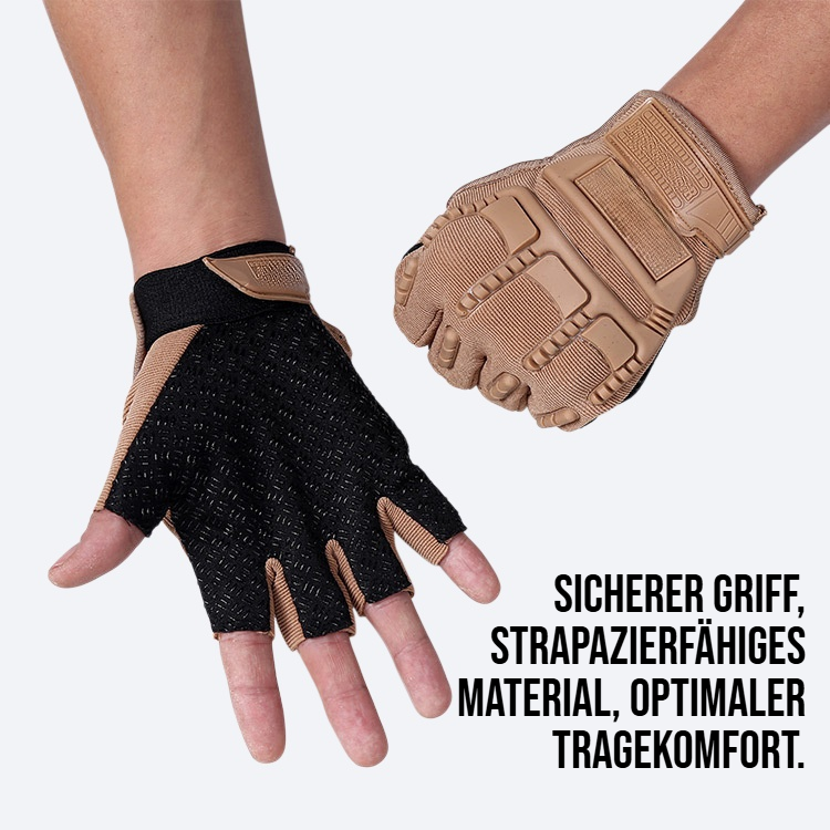 Herren Outdoor rutschfeste Halbfingerhandschuhe