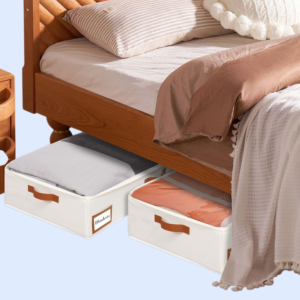 ベッド下収納ボックス 家庭用 衣類 布団 防湿 収納整理ケース