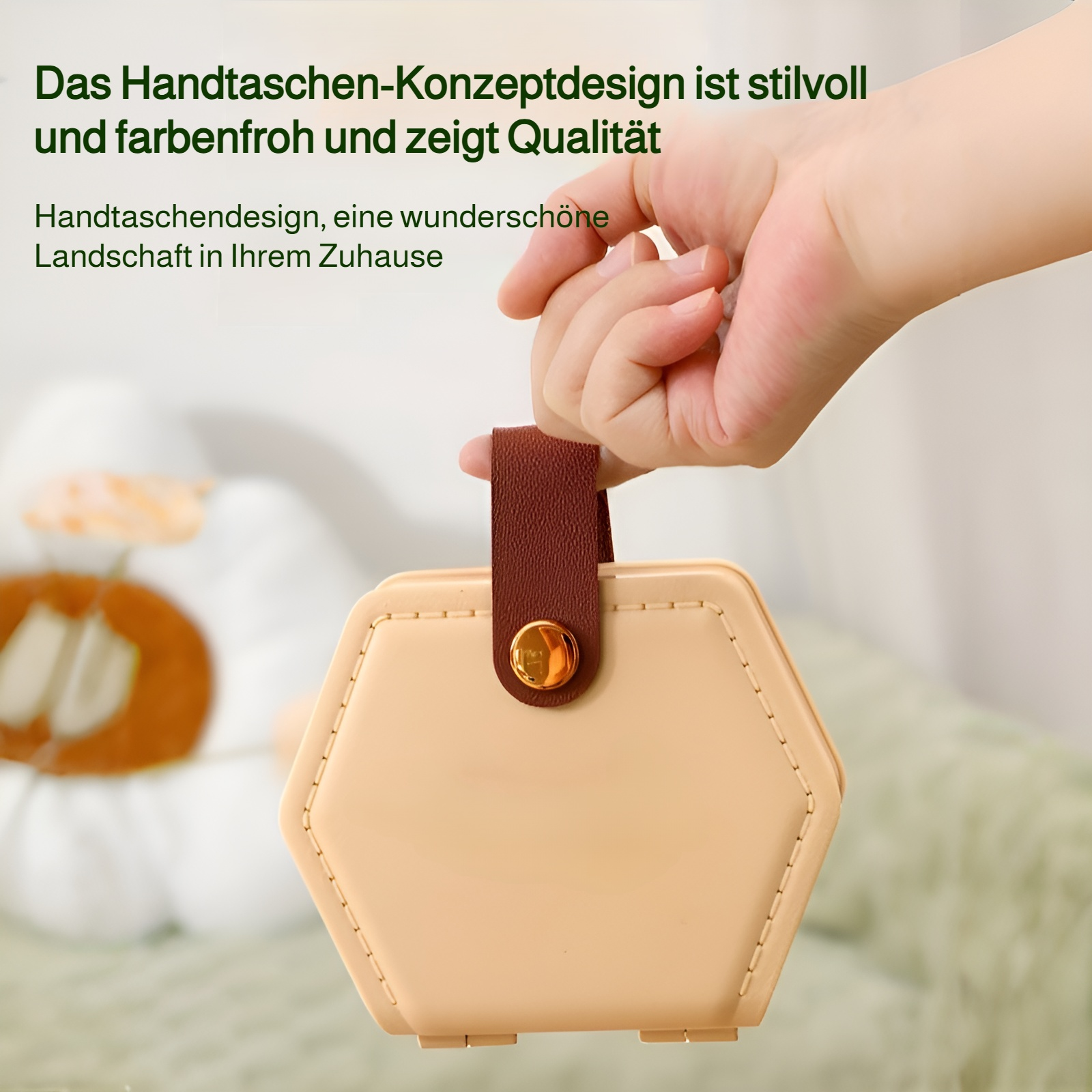 Nähset Haushaltsnähkasten Nähgarn Handnähen kleine Rolle Handnähgarn 18-teiliges Set Nähtasche prakt